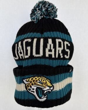 JACKSONVILLE JAGUARS Beanie Cap 47’ Cuffed Knit Pom Team Logo Hat Adult OS NWT